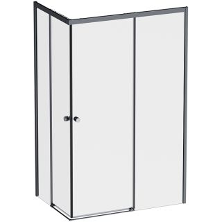 Душевой уголок AM.PM X-Joy W94G-403-12080-BТ 120х80 профиль Черный матовый стекло прозрачное